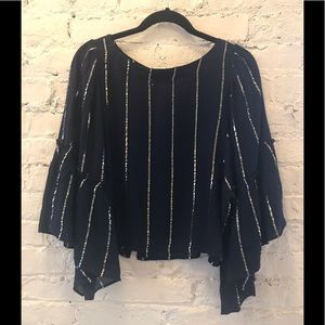 🔴 3/$30 Anthropologie Floreat Ottilia top Small